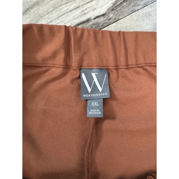 Worthington Women’s Ultra Stretch Ponte Pant in Tortoise Brown - Size XXL - Picture 7 of 9